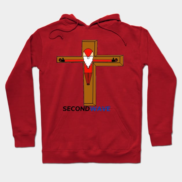 SantaChrist Hoodie by Second Wave Apparel